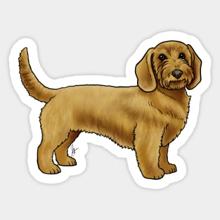 Dog - Basset Fauve de Bretagne - Wheaten Sticker